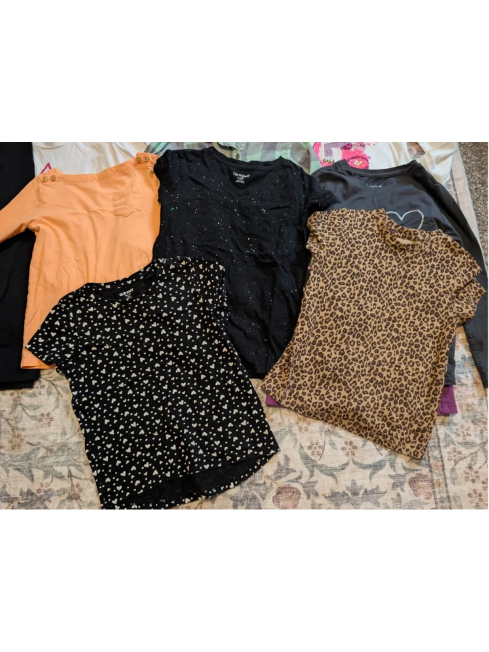 Girls Clothes Bundle Lot Sz 7/8 Back To School Shirts Denim Dress 11 pc